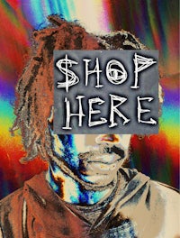 an image of a man with dreadlocks and the words shop here